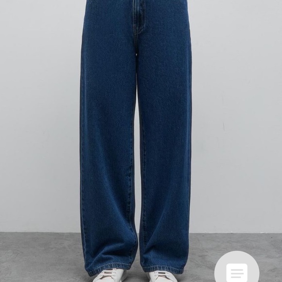 Denim. Jeans woman Wide-leg. Size M - Picture 5 of 5